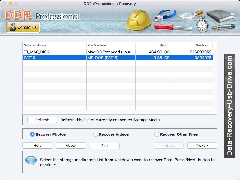 Screenshot of Restore Apple