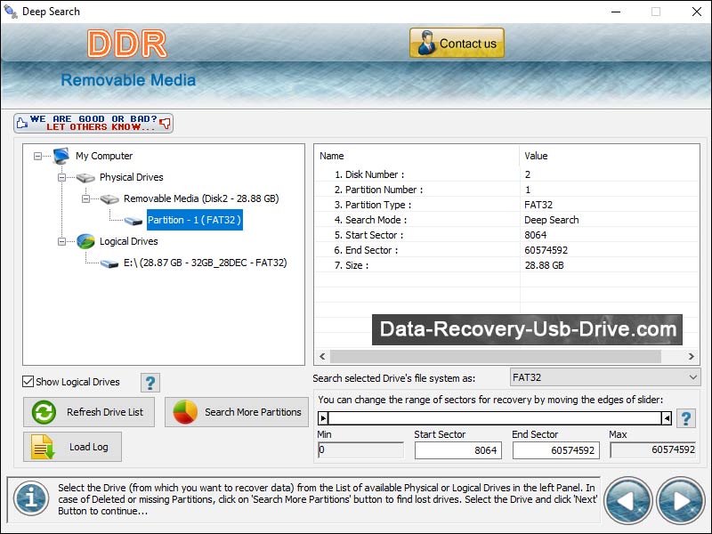 Canon Digital Camera Photo Recovery screen shot