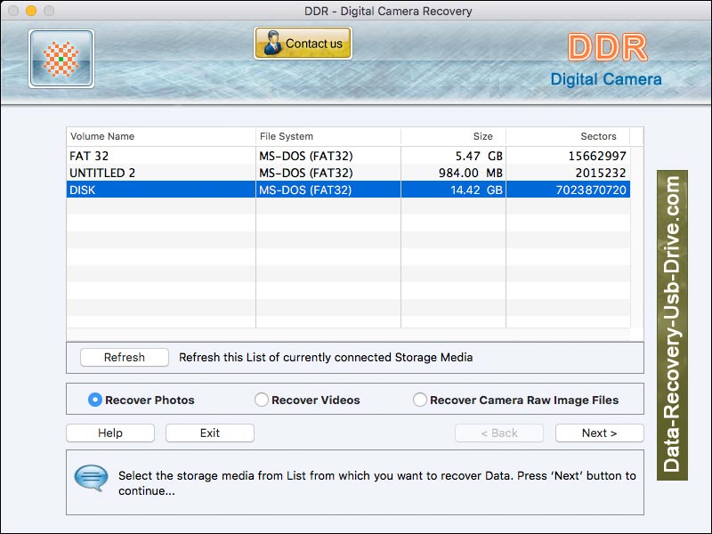 Screenshot of Recover Deleted File Mac