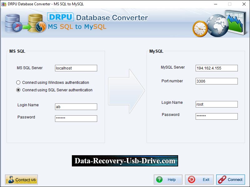 Convert MS SQL Database to MySQL 2.0.1.5