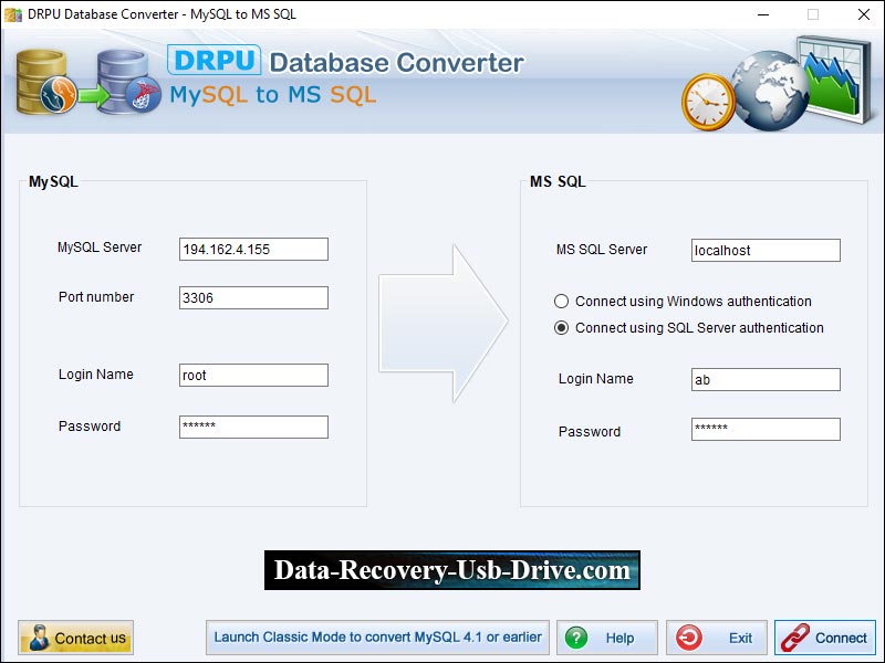 MySQL to MSSQL