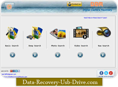 Digital camera data recovery
