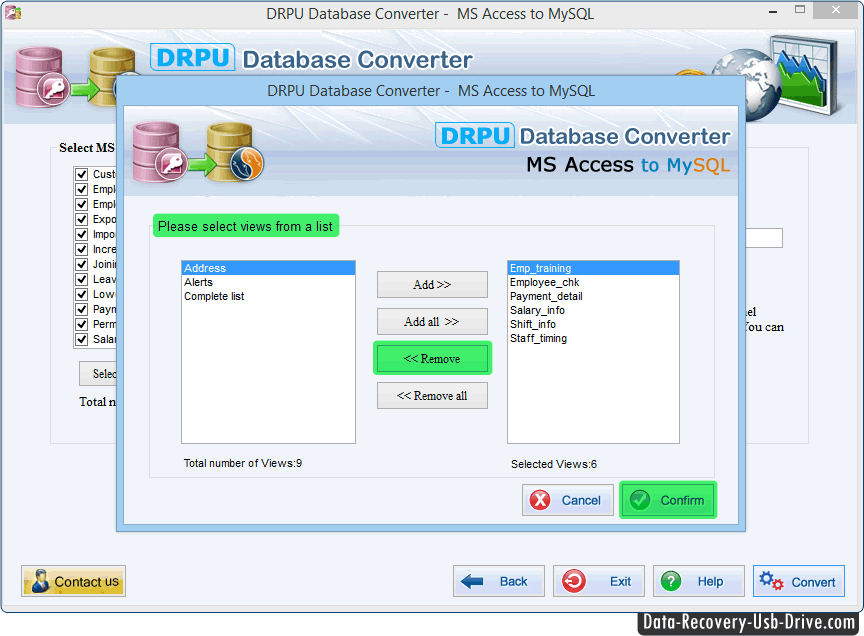 MS Access to MySQL database converter