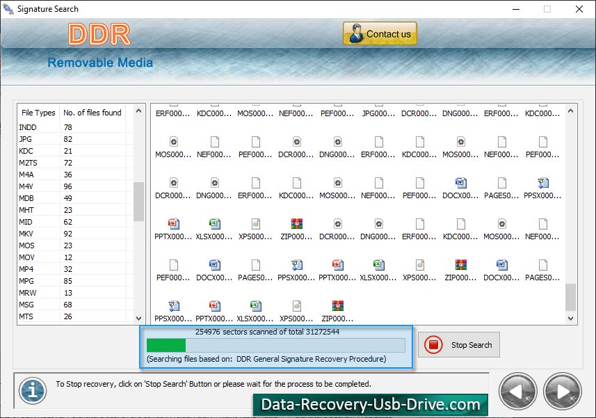 Removable Media Files Restore Tool