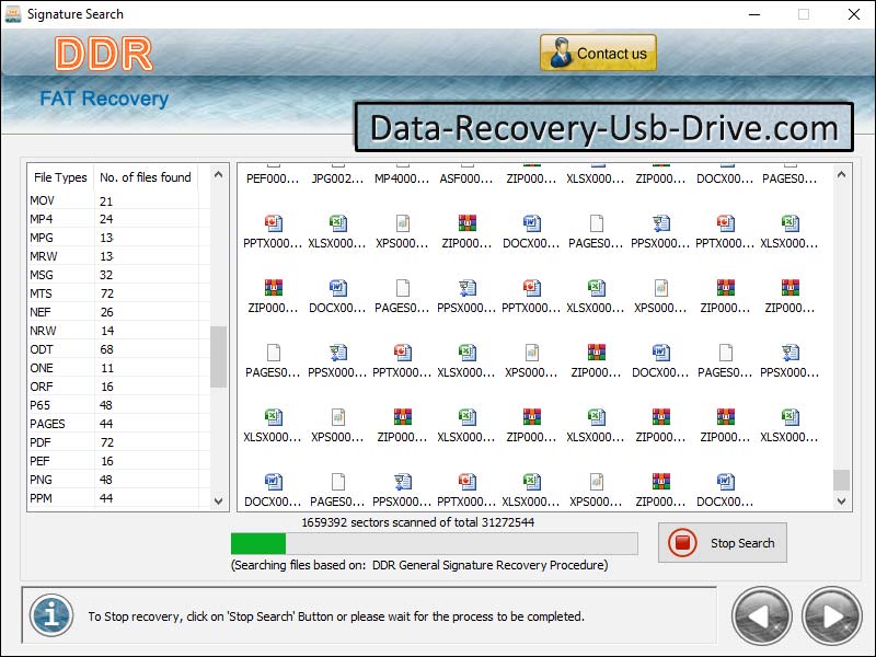 Screenshot of Fat Recovery Program 4.2.3.6