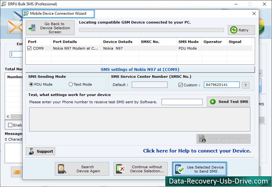 Bulk SMS Software for GSM Phones