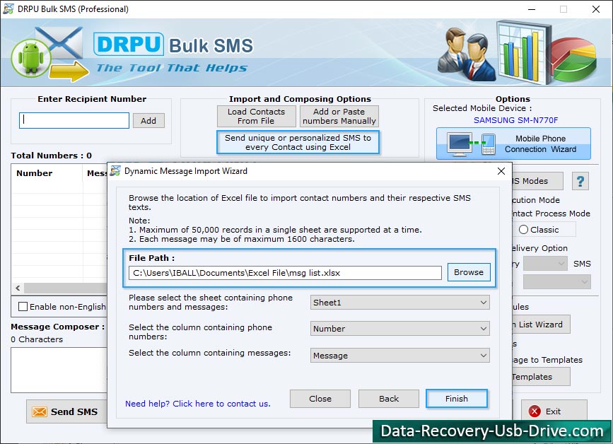Bulk SMS Software Professional