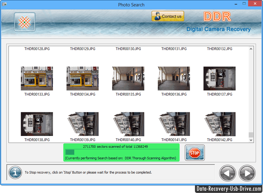 Digitale de terugwinningssoftware van cameragegevens