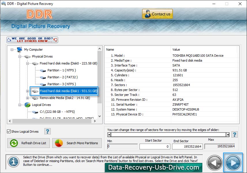 Digital Pictures restore tool