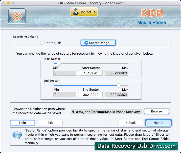 Mac Mobile Phone file restore application