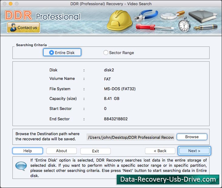 Mac DDR Recovery Software - Professional 