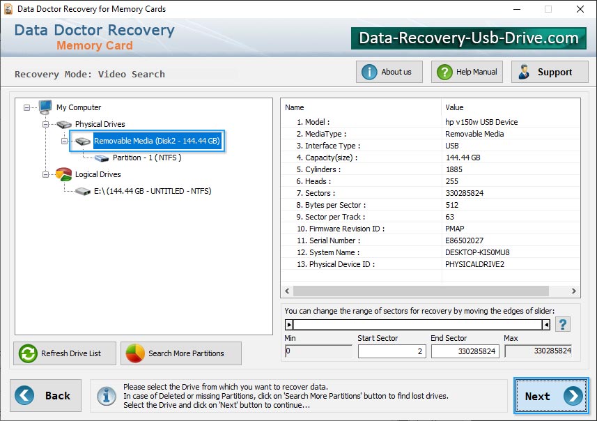 Memory Card Data Recovery Software 