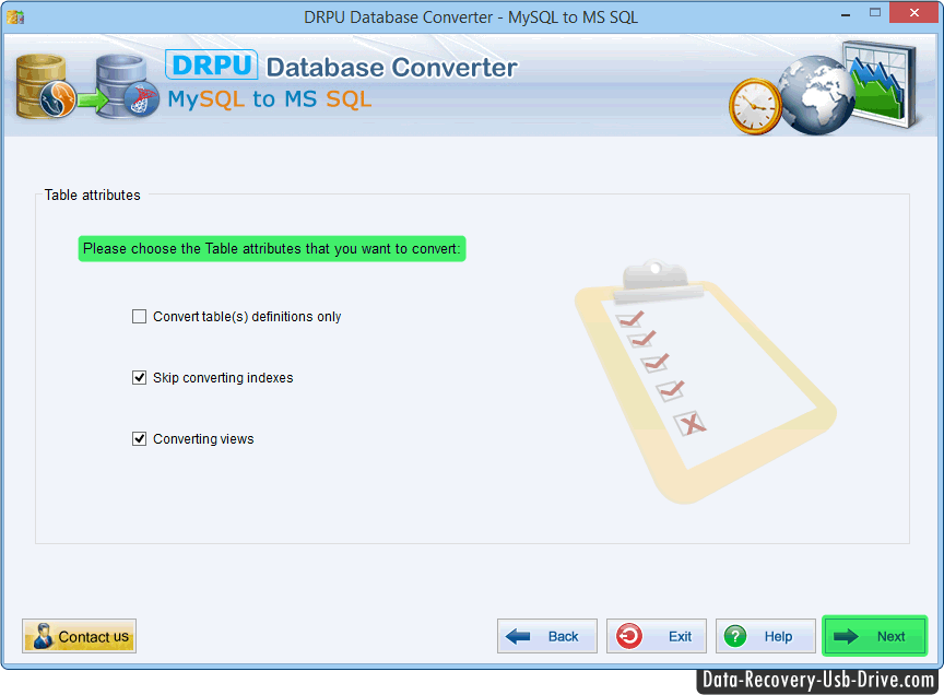 MySQL to MSSQL database converter