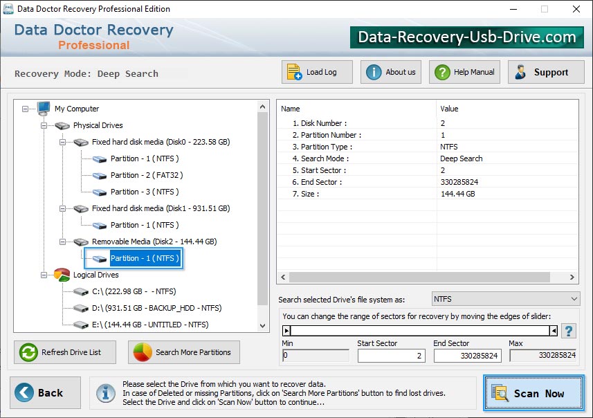DDR Professional - Data Recovery Software