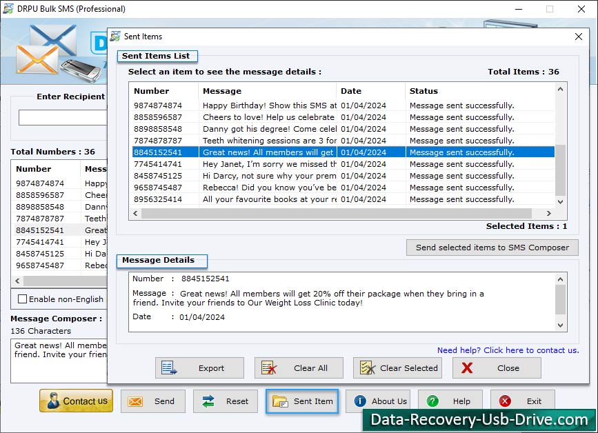 Bulk SMS Software for GSM Phones