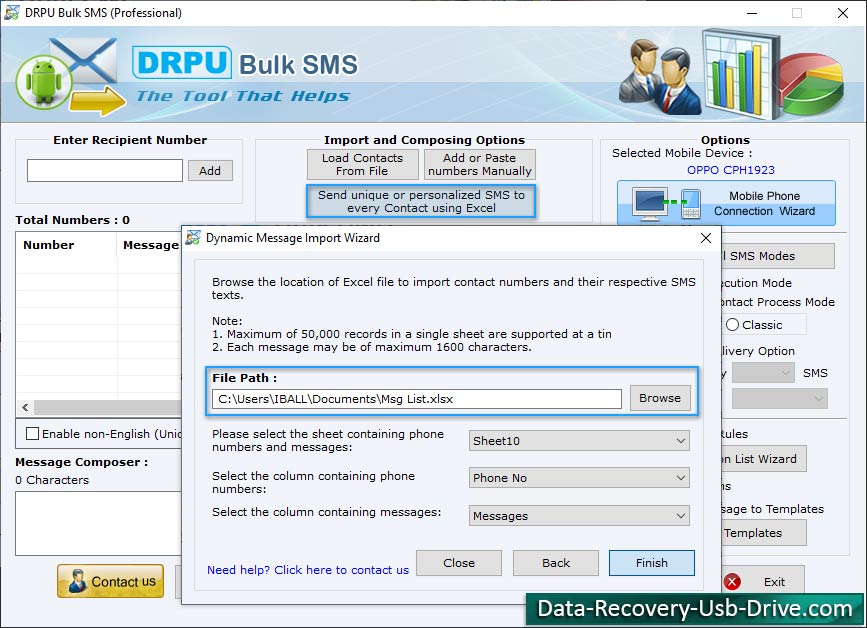 Bulk SMS Software Professional