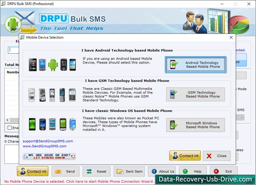 Bulk SMS Software Professional