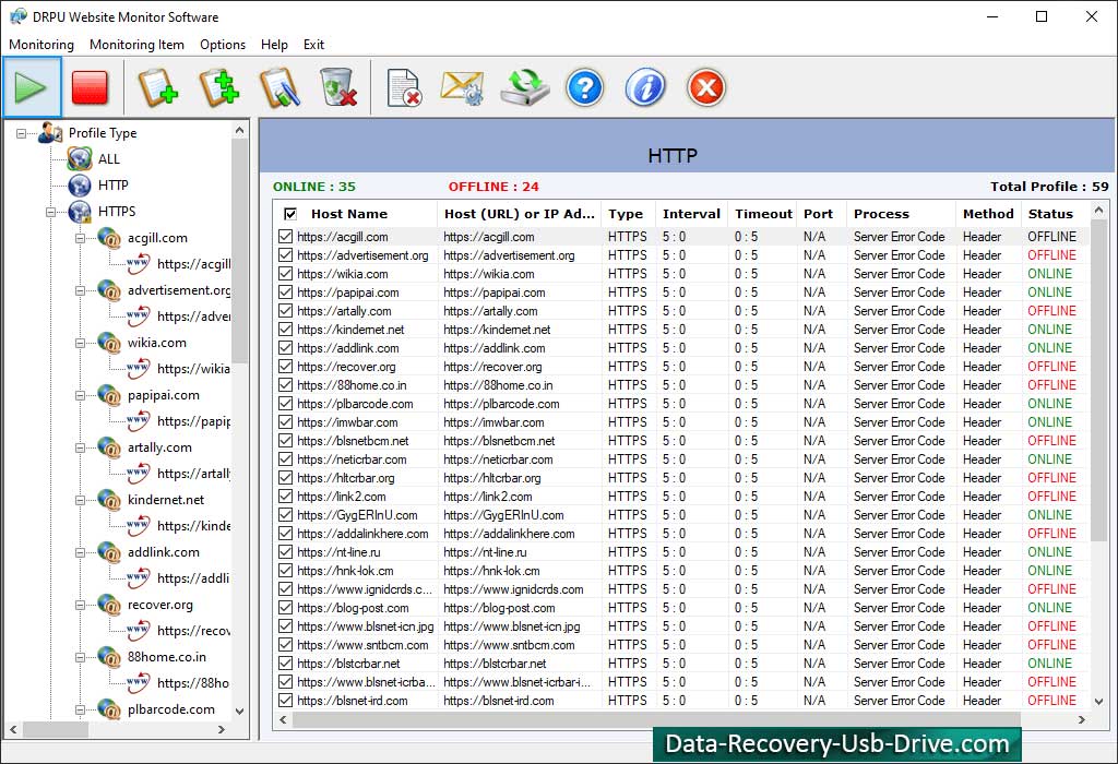 Website Monitoring Tool